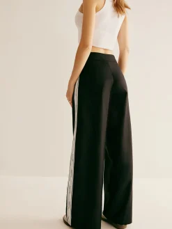 COMMENSE Patchwork High Waist Drawstring Pants* Pants|Bottoms