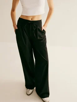 COMMENSE Patchwork High Waist Drawstring Pants* Pants|Bottoms
