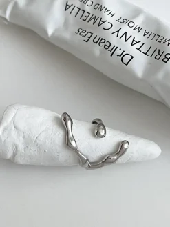 COMMENSE 1pc Minimalist Crescent Moon Ring* Rings & Bracelets|Accessories