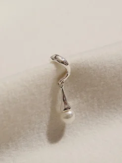 COMMENSE 1pc Pearl Drop Ear Cuff* Earrings|Accessories