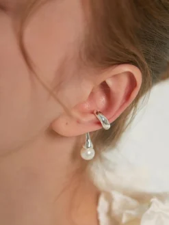COMMENSE 1pc Pearl Drop Ear Cuff* Earrings|Accessories