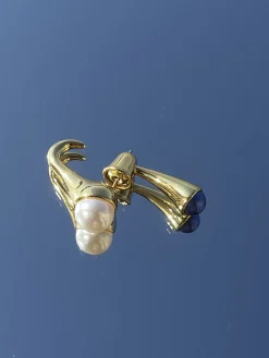 COMMENSE 1pc Stacking Pearl en Earring* Earrings|Accessories