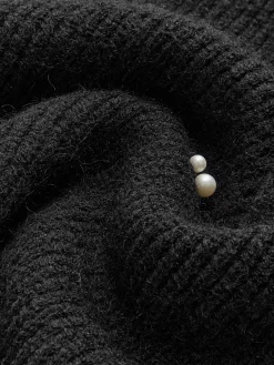COMMENSE Pearl Beaded Cinched Sweater* Sweater Tops|Sweaters & Cardigans