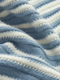 COMMENSE Pinstripe Lace Up Knit Cardigan* Cardigans|Sweaters & Cardigans