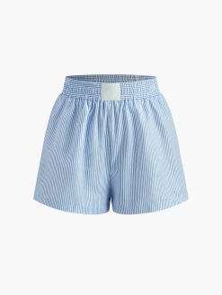 COMMENSE Pinstripe Thin Shorts* Shorts|Bottoms