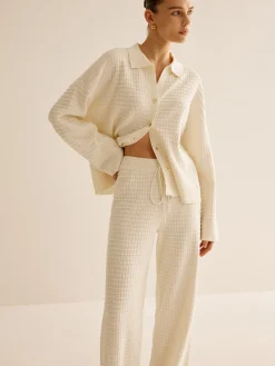 COMMENSE Plaid Button Down Lapel Cardigan* Cardigans|Sweaters & Cardigans