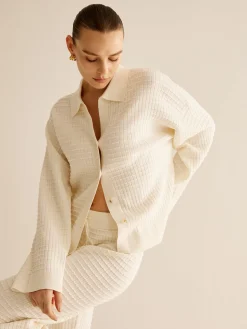 COMMENSE Plaid Button Down Lapel Cardigan* Cardigans|Sweaters & Cardigans