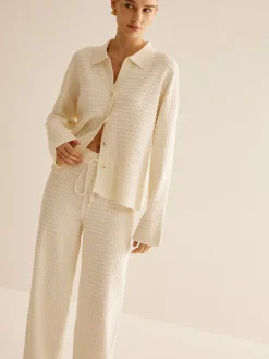 COMMENSE Plaid Button Down Lapel Cardigan* Cardigans|Sweaters & Cardigans