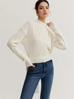 COMMENSE Plain Backless Bow Knit Top* Sweater Tops|Sweaters & Cardigans
