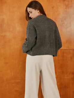 COMMENSE Plain Bow-Breasted Cardigan* Cardigans|Sweaters & Cardigans