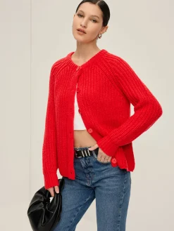 COMMENSE Plain Button Down Cardigan* Cardigans|Sweaters & Cardigans