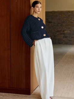 COMMENSE Plain Button Knit Cardigan* Cardigans|Sweaters & Cardigans