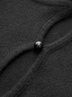 COMMENSE Plain Cutout Skinny Sweater* Sweater Tops|Sweaters & Cardigans