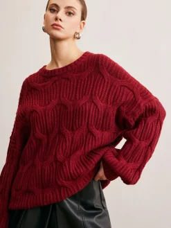COMMENSE Plain Draped Pullover Sweater* Sweater Tops|Sweaters & Cardigans
