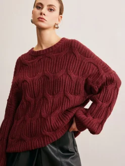 COMMENSE Plain Draped Pullover Sweater* Sweater Tops|Sweaters & Cardigans