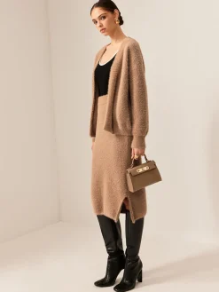 COMMENSE Plain Fuzzy Cozy Sweater Co-ords* Sweater Tops|Sweaters & Cardigans
