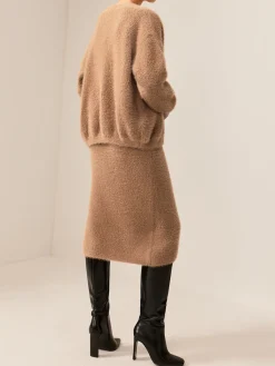 COMMENSE Plain Fuzzy Cozy Sweater Co-ords* Sweater Tops|Sweaters & Cardigans