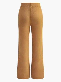 COMMENSE Plain Mock Neck Three-Piece Sweater Pants Set* Knitwear|Tops