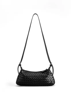 COMMENSE Plain Woven Buckle Shoulder Bag* Bags|Accessories
