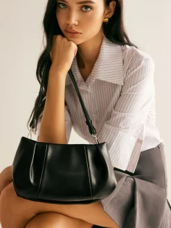 COMMENSE Pleated Cloud Shoulder Bag* Bags|Accessories