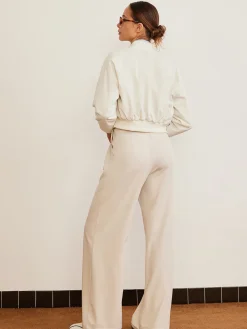 COMMENSE Pleated High-Waist Belted Pants* Pants|Bottoms