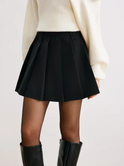 COMMENSE Pleated Mini Skirt Without Belt* Skirts|Bottoms