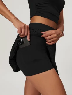 COMMENSE Pleated Pocket Active Skirt* Skirts|Activewear