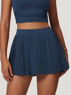 COMMENSE Pleated Pocket Active Skirt* Skirts|Activewear