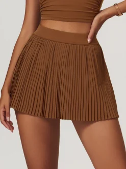 COMMENSE Pleated Pocket Active Skirt* Skirts|Activewear