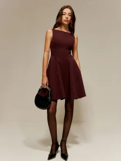 COMMENSE Pleated Pockets Tank Short Dress* Cocktail & Party Dresses|Short Dresses