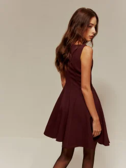 COMMENSE Pleated Pockets Tank Short Dress* Cocktail & Party Dresses|Short Dresses