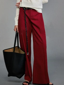 COMMENSE Pleated Wide-Leg Pants* Pants|Bottoms
