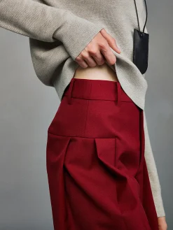COMMENSE Pleated Wide-Leg Pants* Pants|Bottoms