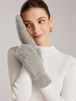 COMMENSE Plush Warm Rabbit Fur Gloves* Accessories