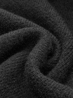 COMMENSE Pockets Long Knit Outerwear With Scarf* Sweater Tops|Outerwear