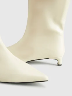 COMMENSE Pointed Toe Kitten Knee High Boots* Shoes|Accessories