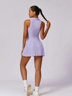 COMMENSE POLO Lapel Skinny Tank Top* Tank Tops & Camis|Activewear