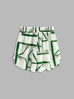 COMMENSE Print Drawstring Shorts Set* Shorts Sets|Shorts