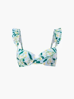 COMMENSE Print Ruffle Bikini Set* Swimwear|Matching Sets
