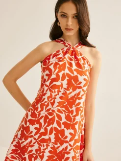 COMMENSE Printed Strap Short Dress* Vacation Dresses|Summer Dresses