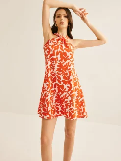 COMMENSE Printed Strap Short Dress* Vacation Dresses|Summer Dresses