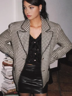 COMMENSE Retro Lapel Button Blazer* Outerwear|Blazers