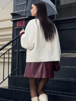 COMMENSE Romance Button Shift Coat* Outerwear|Coats