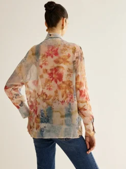 COMMENSE Romance Tie Neck Thin Shirt* Blouses & Shirts|Tops