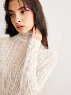 COMMENSE Romance Turtleneck Slim Blouse* Blouses & Shirts|Tops