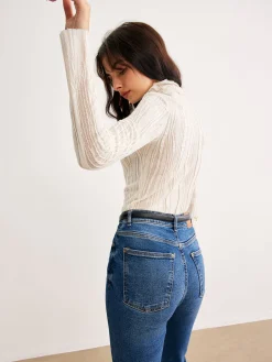 COMMENSE Romance Turtleneck Slim Blouse* Blouses & Shirts|Tops