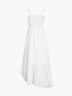COMMENSE Romantic Cotton Long Cami Dress* White Dresses|Casual Dresses