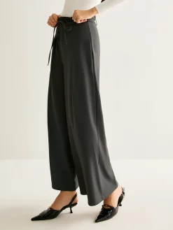 COMMENSE Rope Belt Wide-Leg Pants* Pants|Bottoms