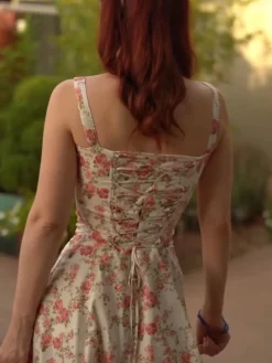 COMMENSE Rosebud Floral Midi Sundress* Casual Dresses|Floral Dresses