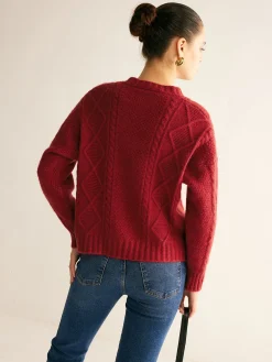 COMMENSE Round Neck Button Down Twist Cardigan* Cardigans|Sweaters & Cardigans